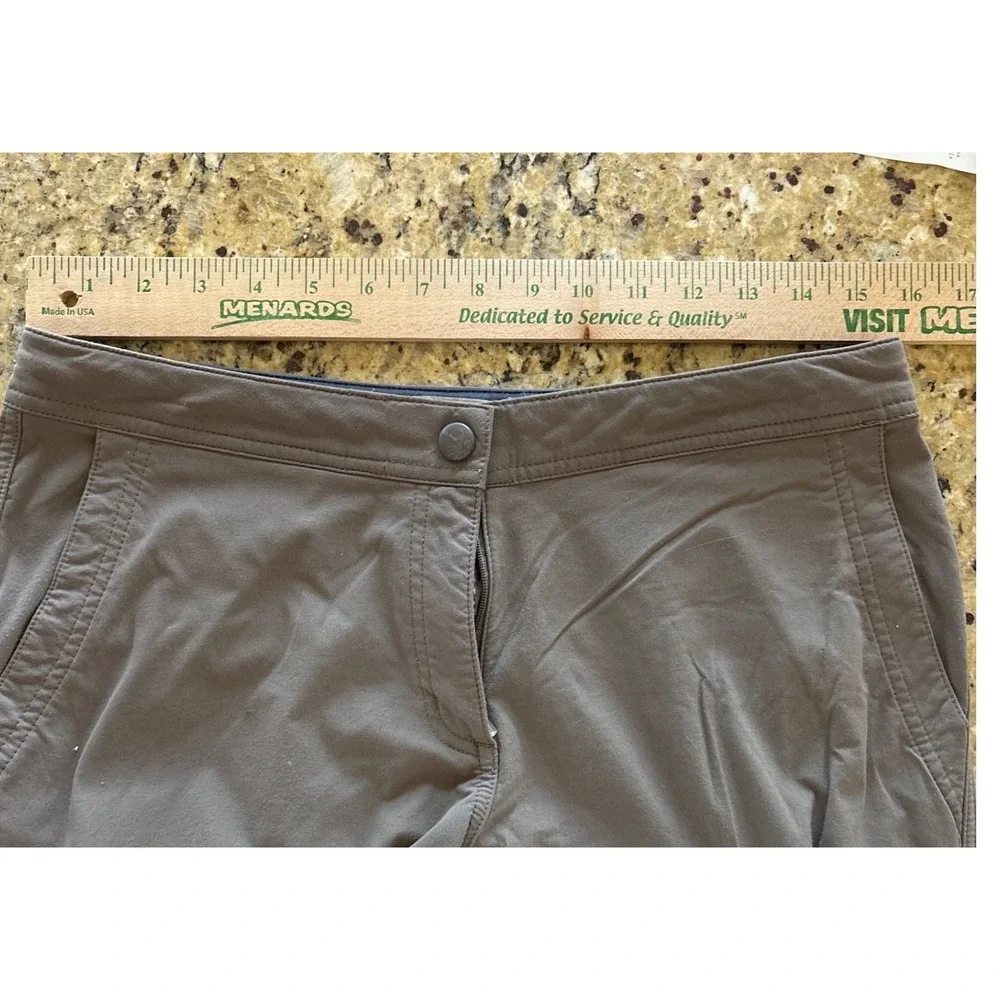 LL Bean Comfort Trail Pants Lined Ash Brown hiking camping cabin 31